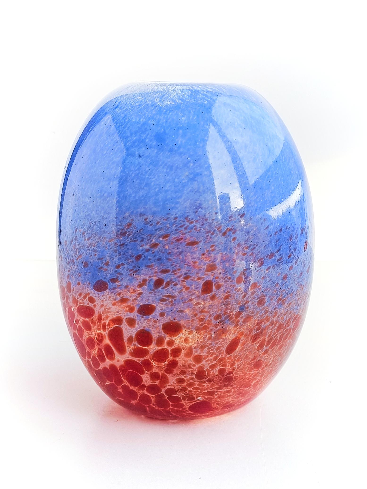 Anzolo Fuga for AVEM Murano Glass Vase, Italy, 1950s In Excellent Condition For Sale In Valencia, VC