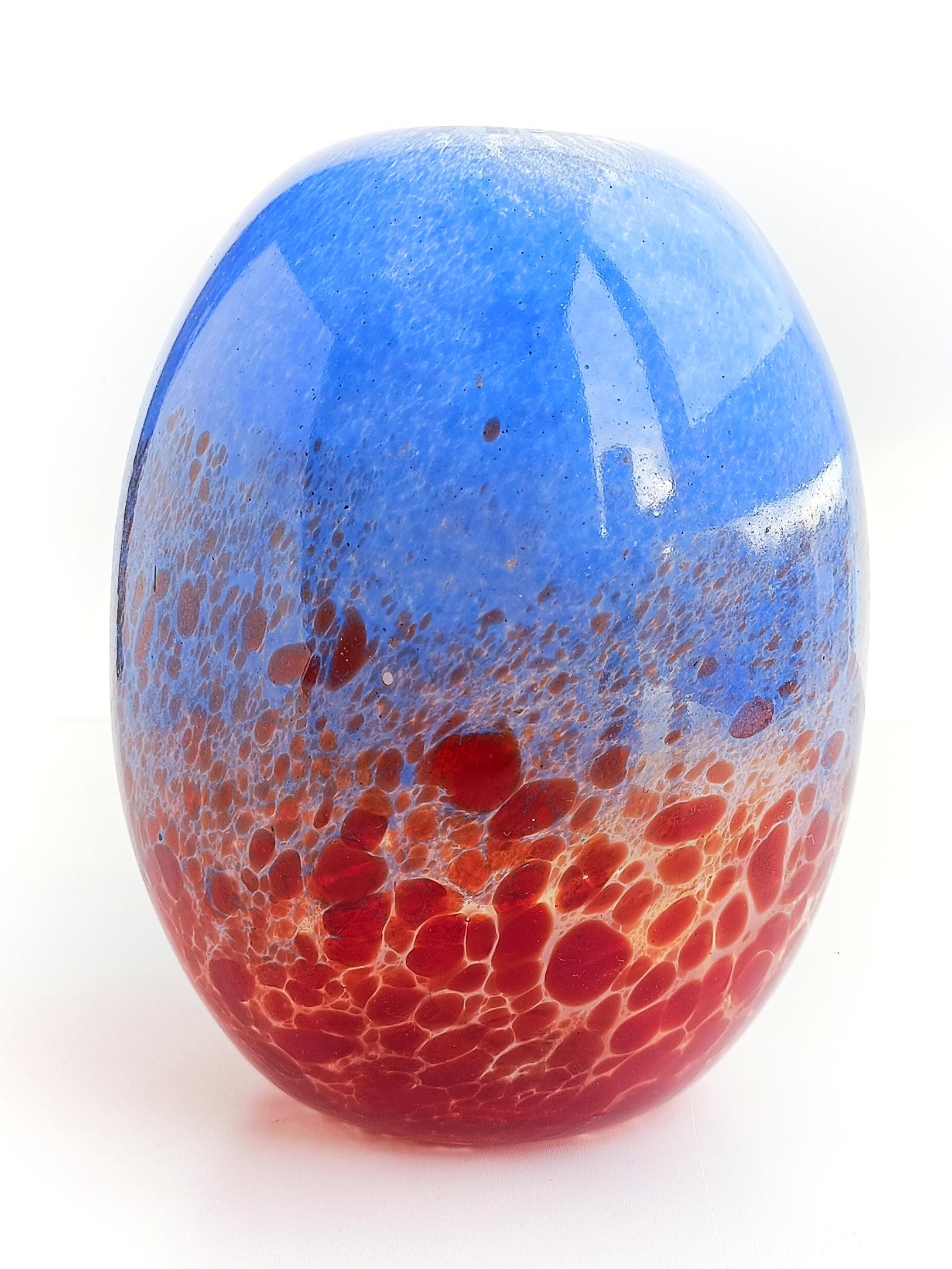 Mid-20th Century Anzolo Fuga for AVEM Murano Glass Vase, Italy, 1950s For Sale