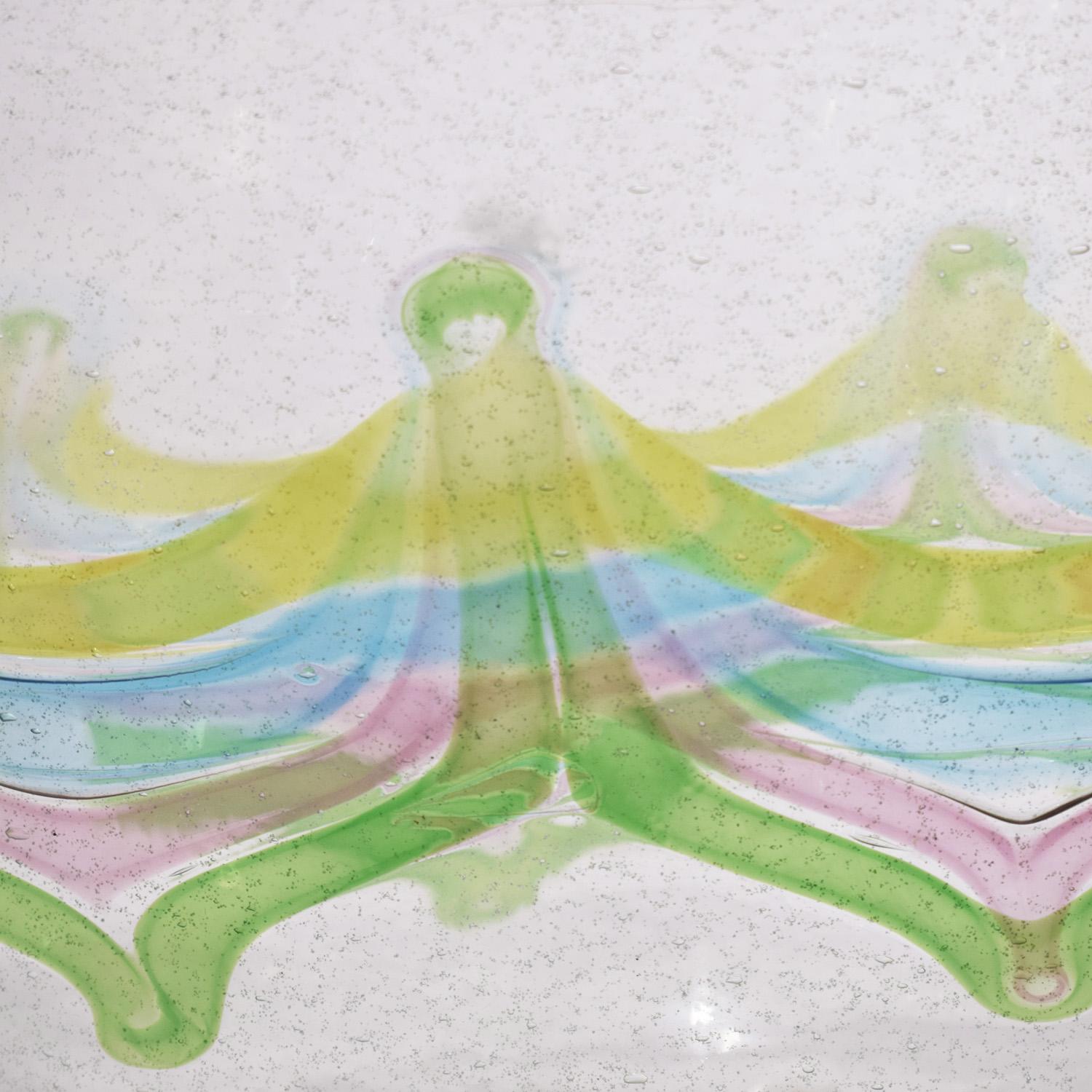 Anzolo Fuga Vase aus mundgeblasenem Glas aus der Serie 
