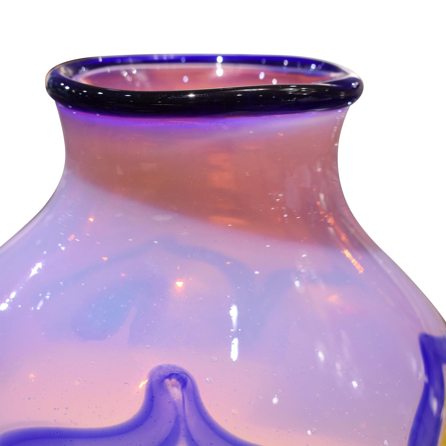 Hand-Crafted Anzolo Fuga Hand Blown 