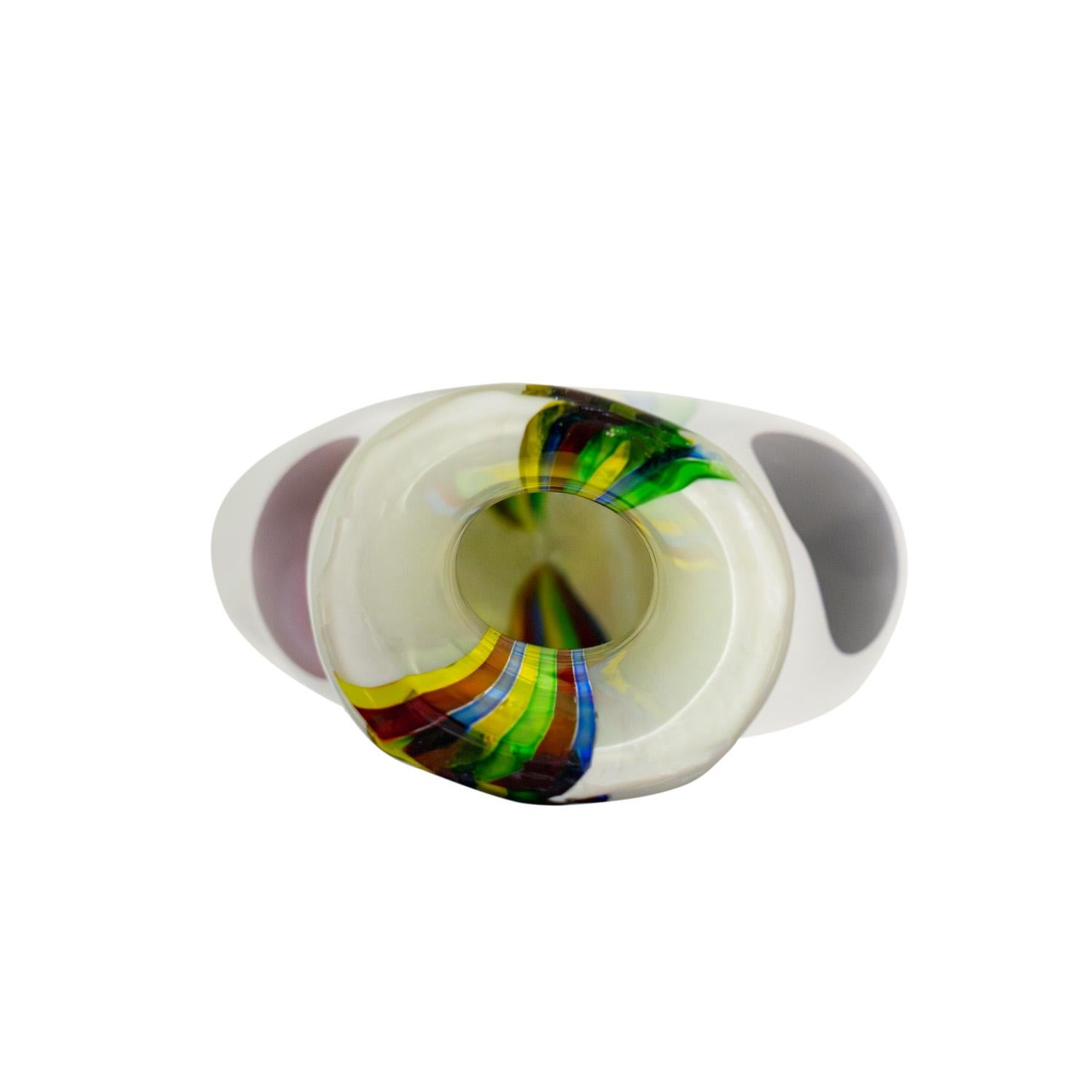 Anzolo Fuga Large and Stunning Hand-Blown Glass 