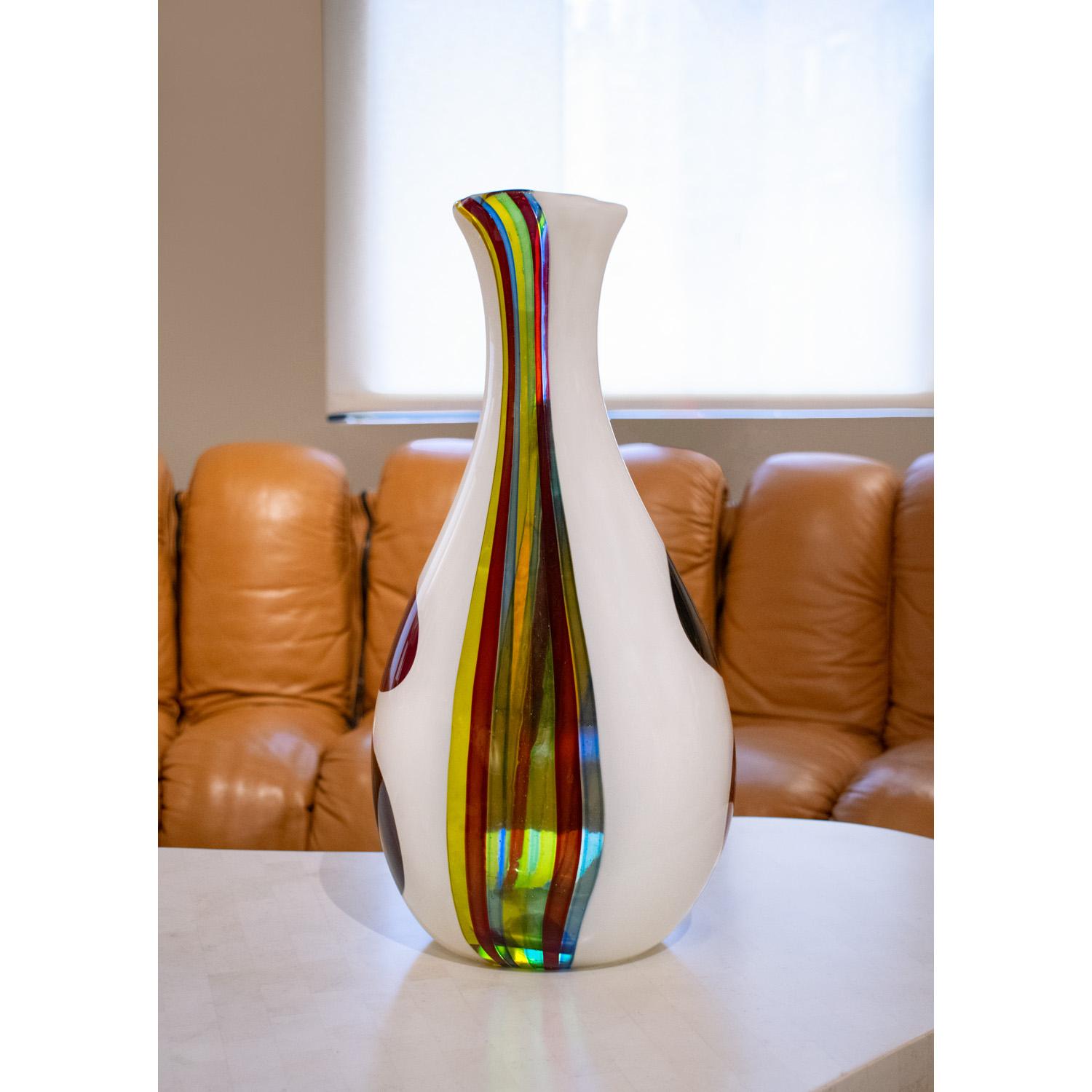 Murano Glass Anzolo Fuga Large and Stunning Hand-Blown Glass 
