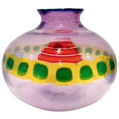 Anzolo Fuga "Murrine Incatenate" Vase for A.V.E.M, 1960
