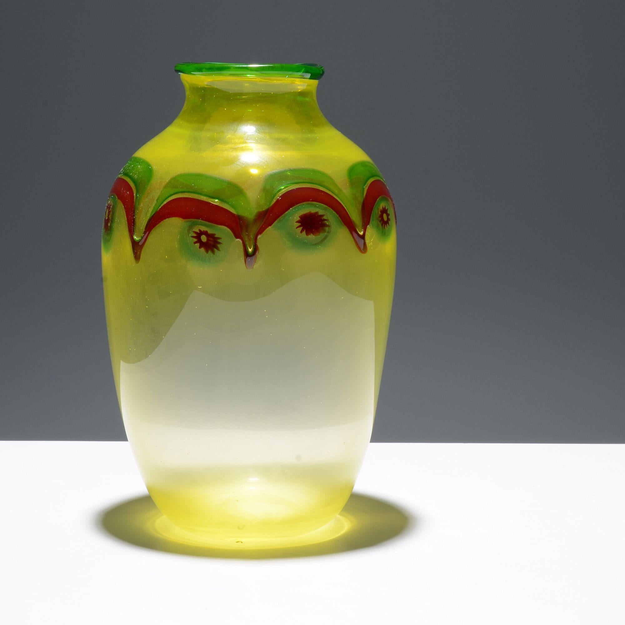 Artist/Designer; Manufacturer: Anzolo Fuga (Italian, 1914-1998); Arte Vetraria Muranese (A.V.E.M.) (Italy)
Marking(s); notes: no marking(s) apparent
Materials: glass
Dimensions (H, W, D): 12.75
