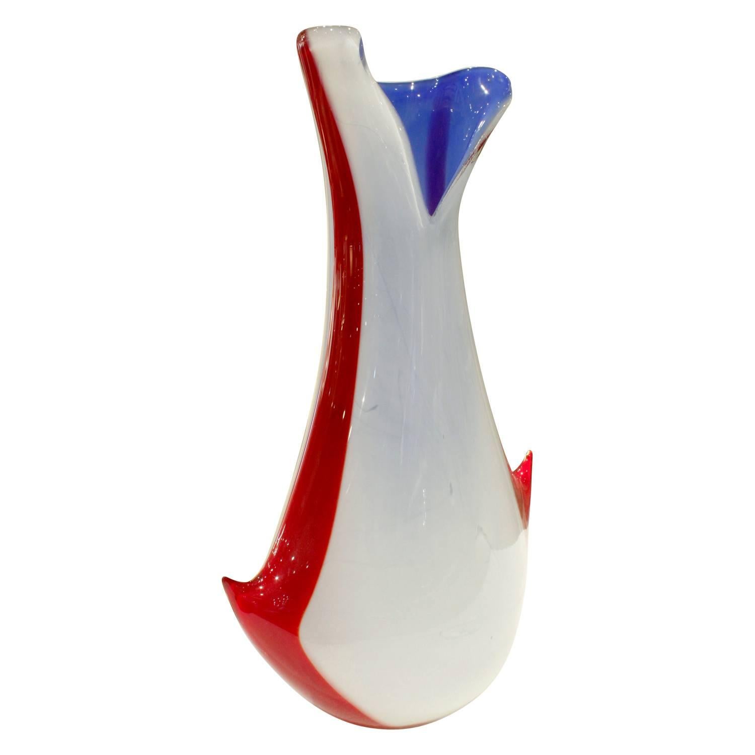 Important handblown glass vase from the 