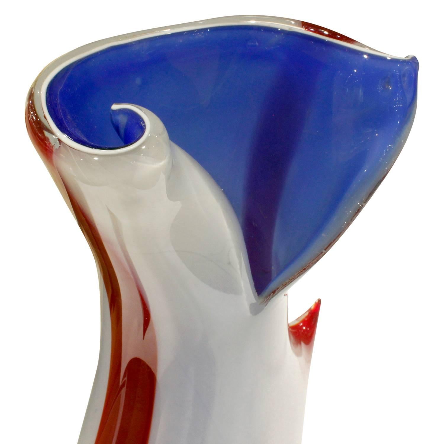 Anzolo Fuga Rare and Important Handblown Vase, 1956 In Excellent Condition In New York, NY