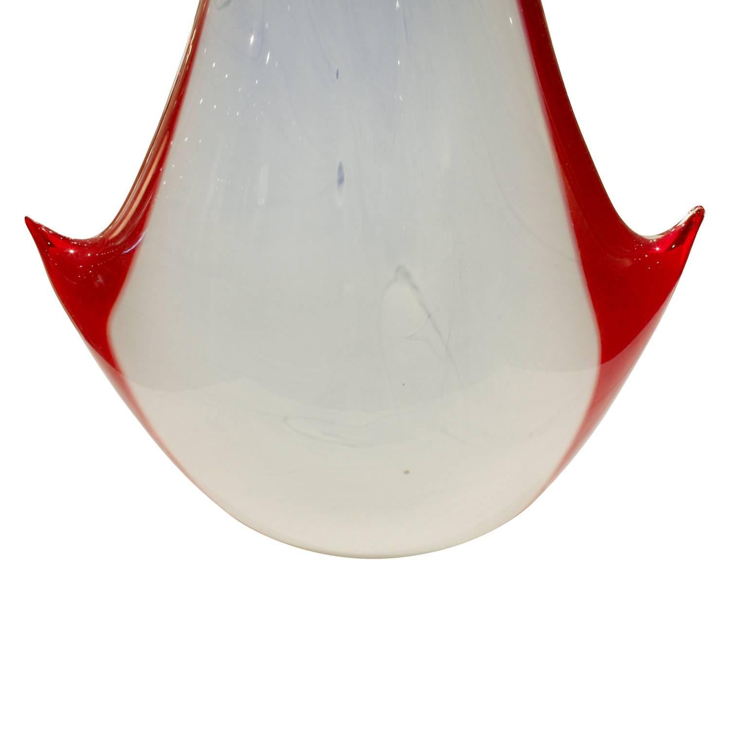 Mid-20th Century Anzolo Fuga Rare and Important Handblown Vase, 1956