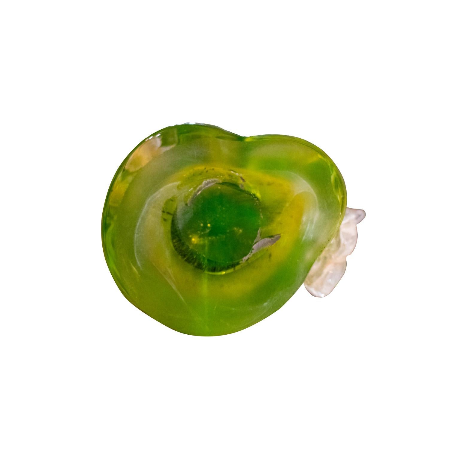 Seltene und bedeutende große mundgeblasene Glasvogel-Skulptur aus Anzolo Fuga, ca. 1957 (Muranoglas) im Angebot