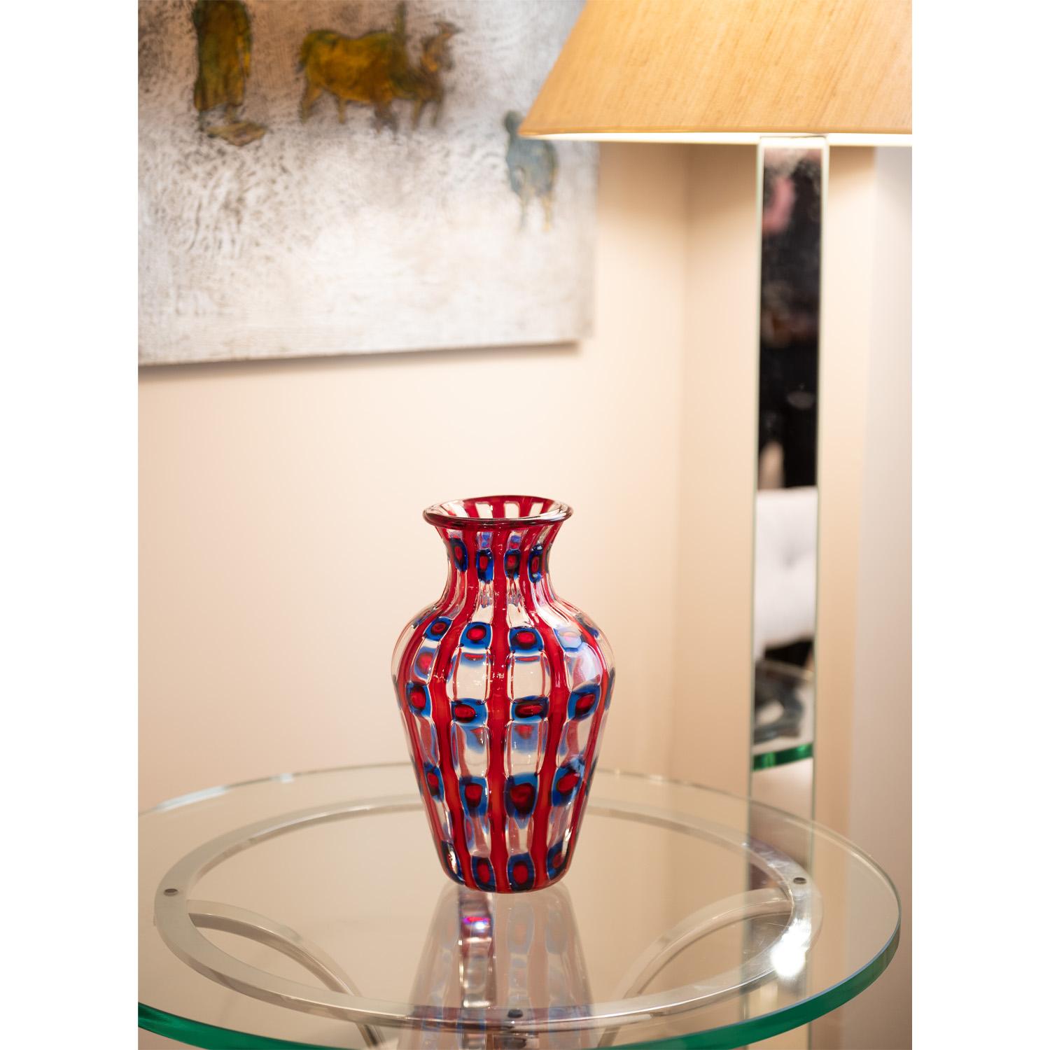 Milieu du XXe siècle Vase « Transennati » d'Anzolo Fuga avec variation unique, 1962 en vente