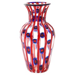 Anzolo Fuga "Transennati" Vase with Unique Variation, 1962