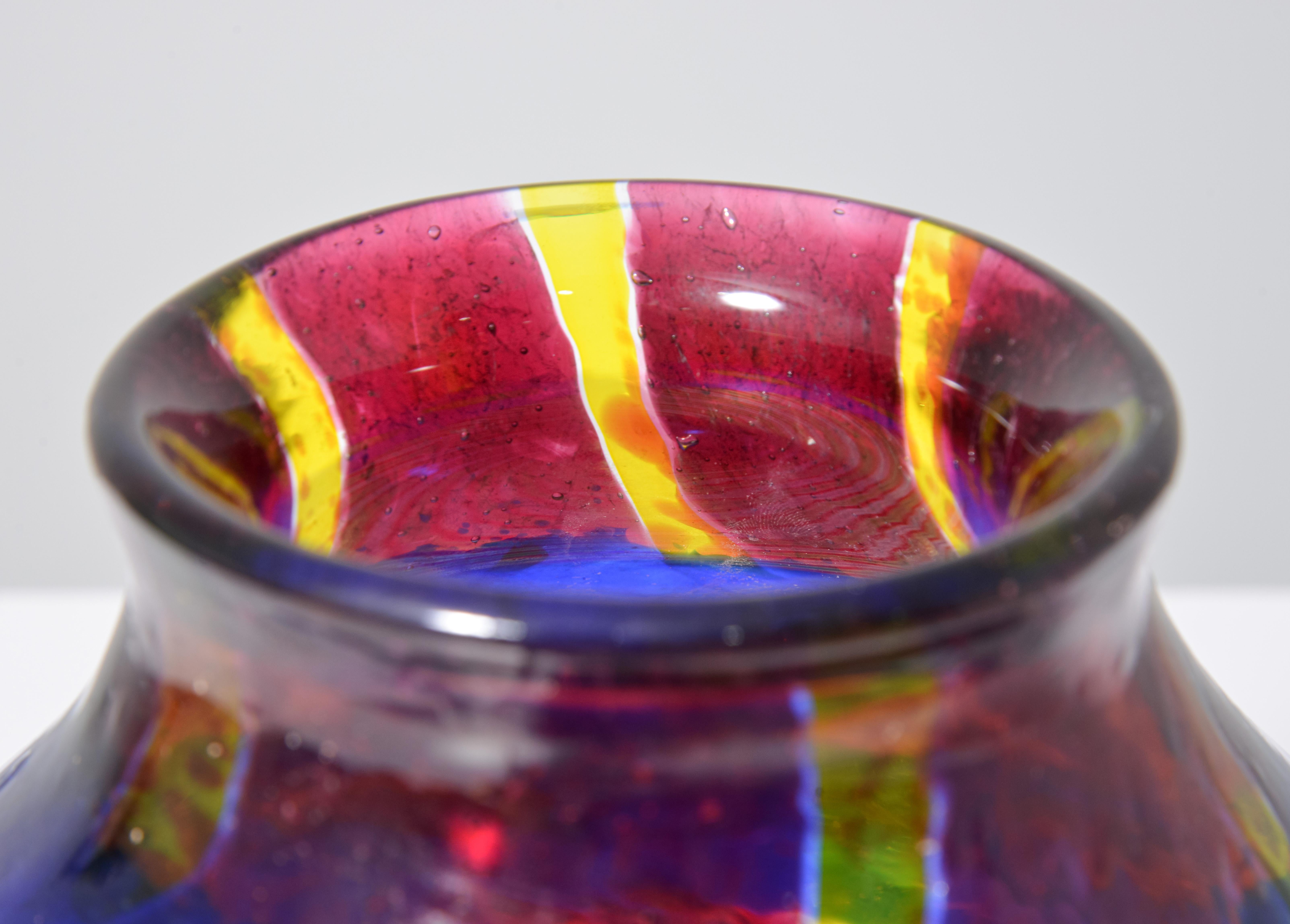 Künstler/Designer; Hersteller: Anzolo Fuga; Arte Vetraria Muranese (A.V.E.M.)
Markierung(en); Anmerkungen: keine Markierung(en) ersichtlich
MATERIALIEN: Glas
Abmessungen (H, B, T): 8,5 