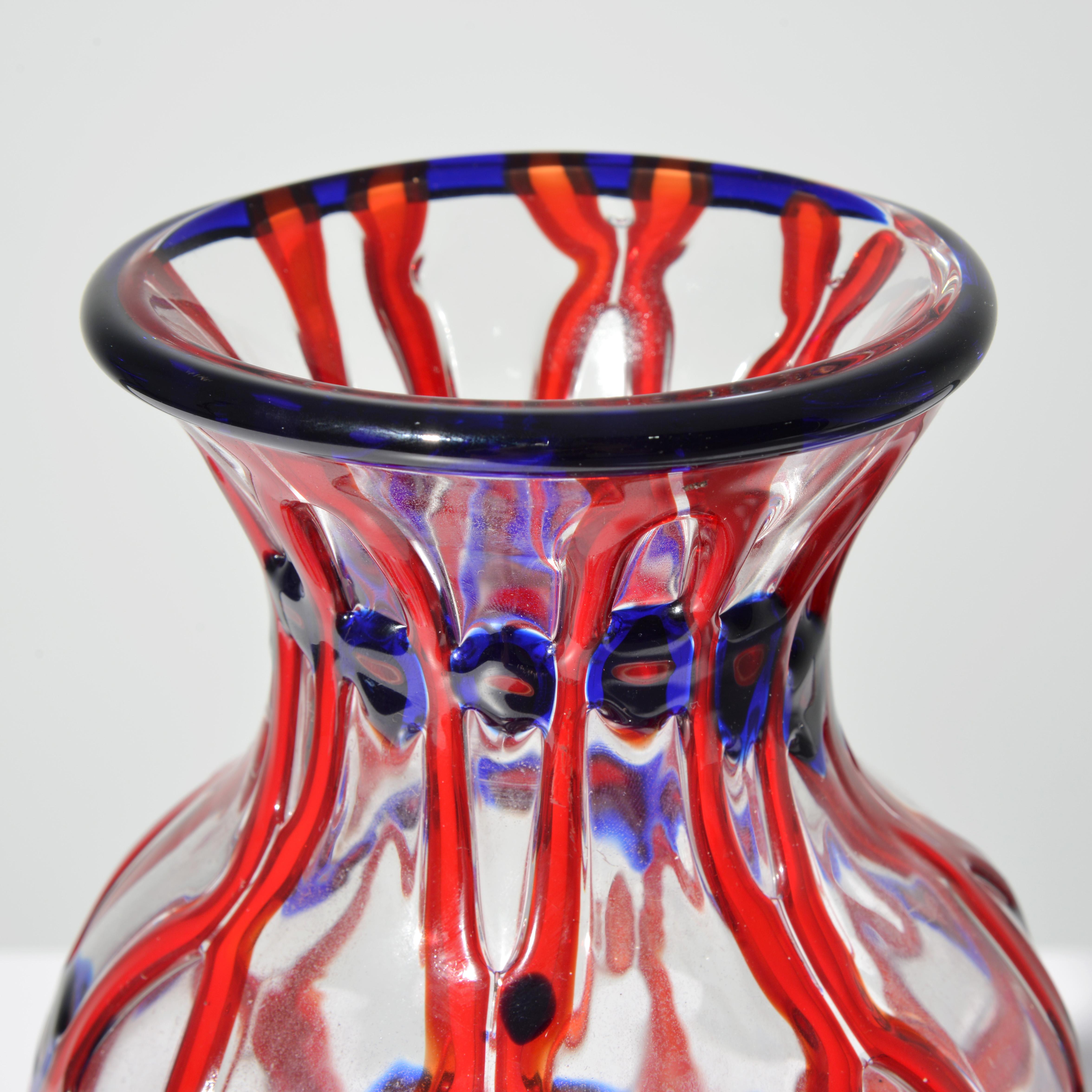 Artist/Designer; Manufacturer: Anzolo Fuga; Arte Vetraria Muranese (A.V.E.M.)
Marking(s); notes: no marking(s) apparent
Materials: glass
Dimensions (H, W, D): 12.5