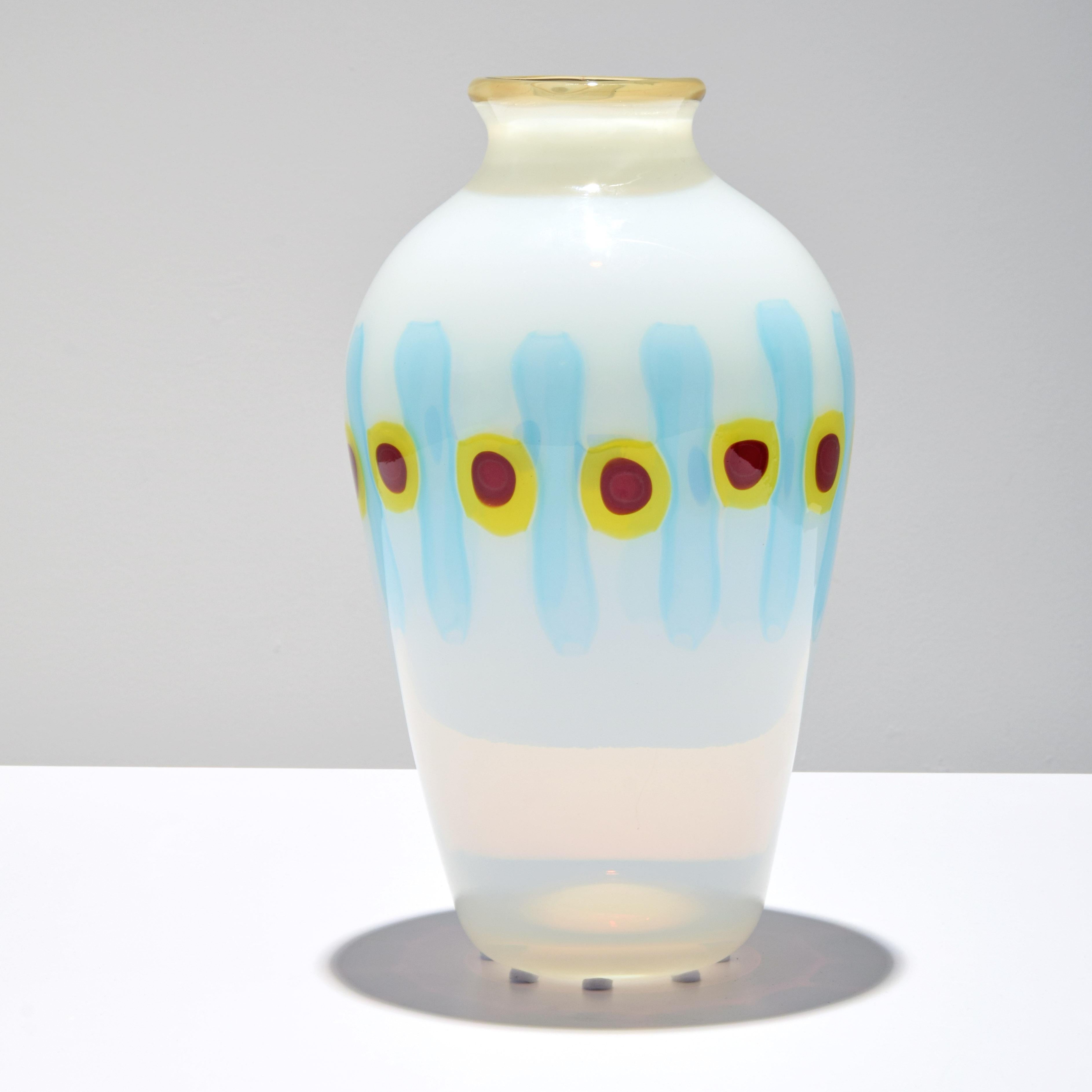 European Anzolo Fuga Vase, Provenance Lobel Modern For Sale