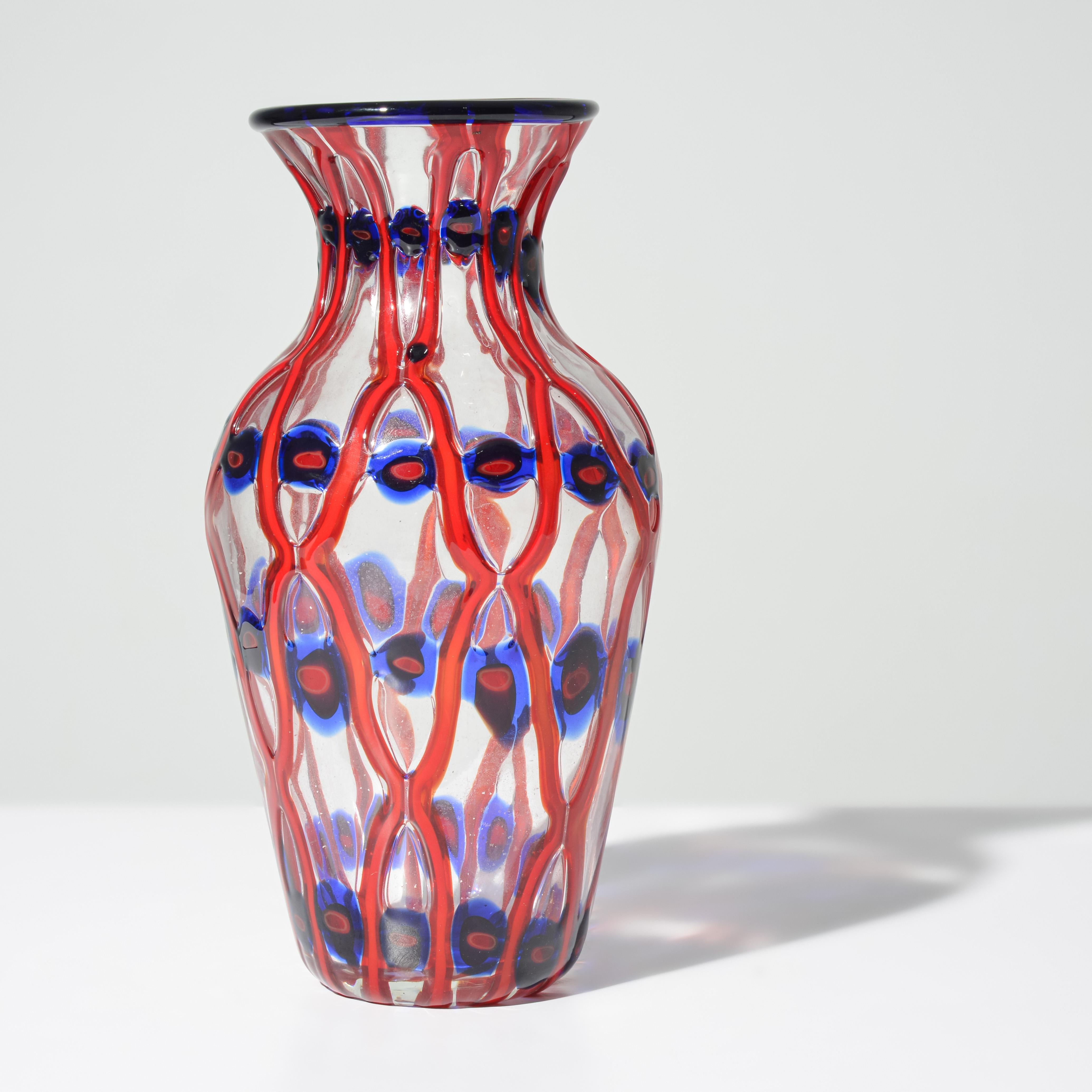 Anzolo Fuga Vase, Provenance Lobel Modern In Good Condition For Sale In Lake Worth Beach, FL