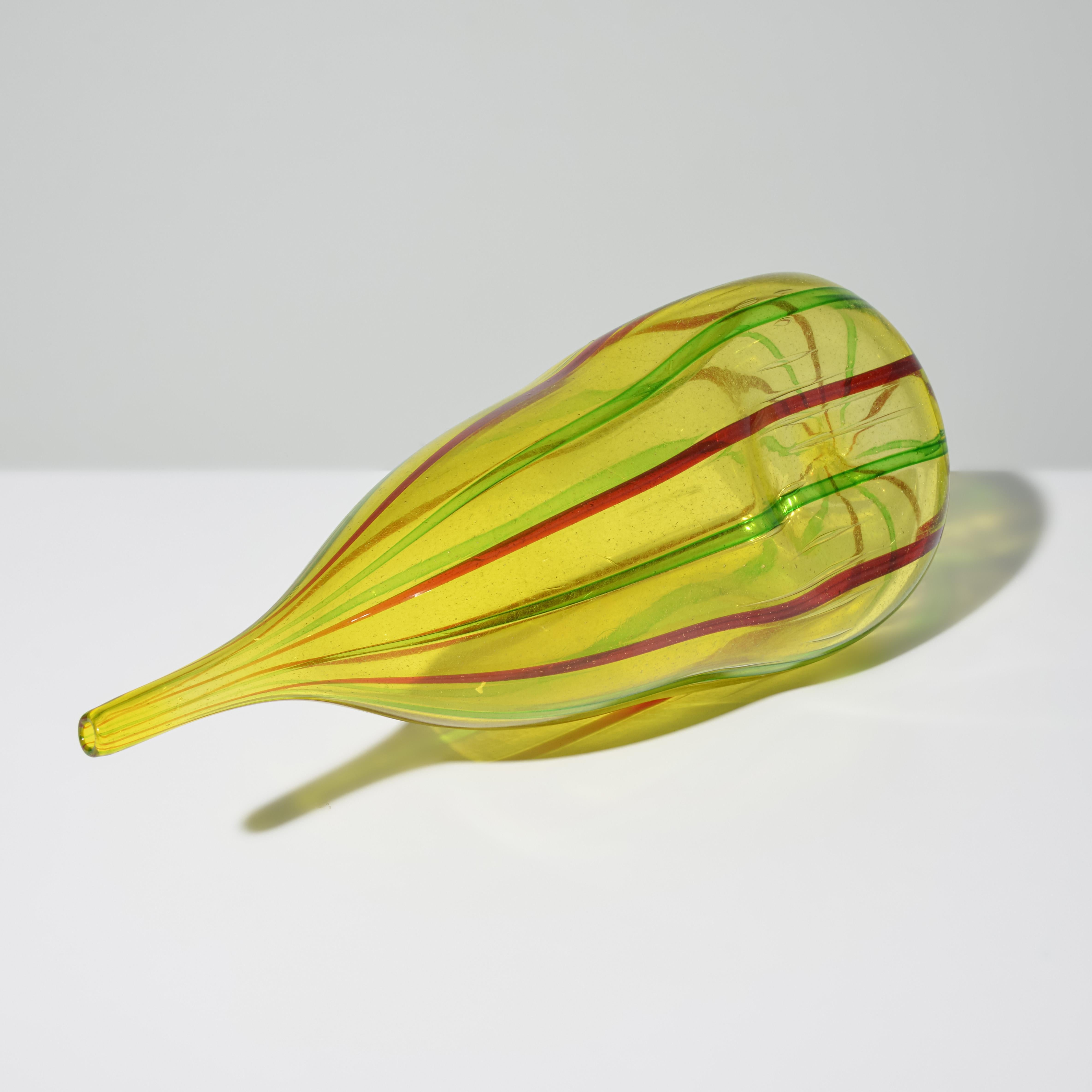 Verre brun Vase Anzolo Fuga, Provenance Lobel Modern en vente