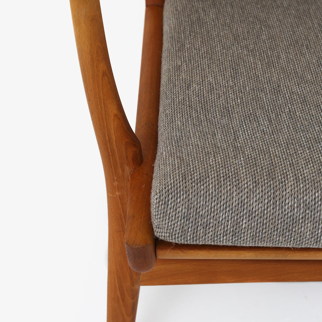 Patinated AP 15 Easychair by Hans J. Wegner