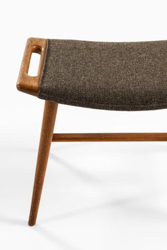 AP-30 Piano Stool in Oak and Original Fabric by Hans J. Wegner, 1957