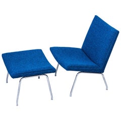 "AP-40" Easy Chair and Ottoman by Hans J. Wegner