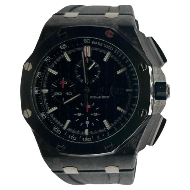 AP 44mm Royal Oak Offshore 26400au Black Carbon No Papers For Sale