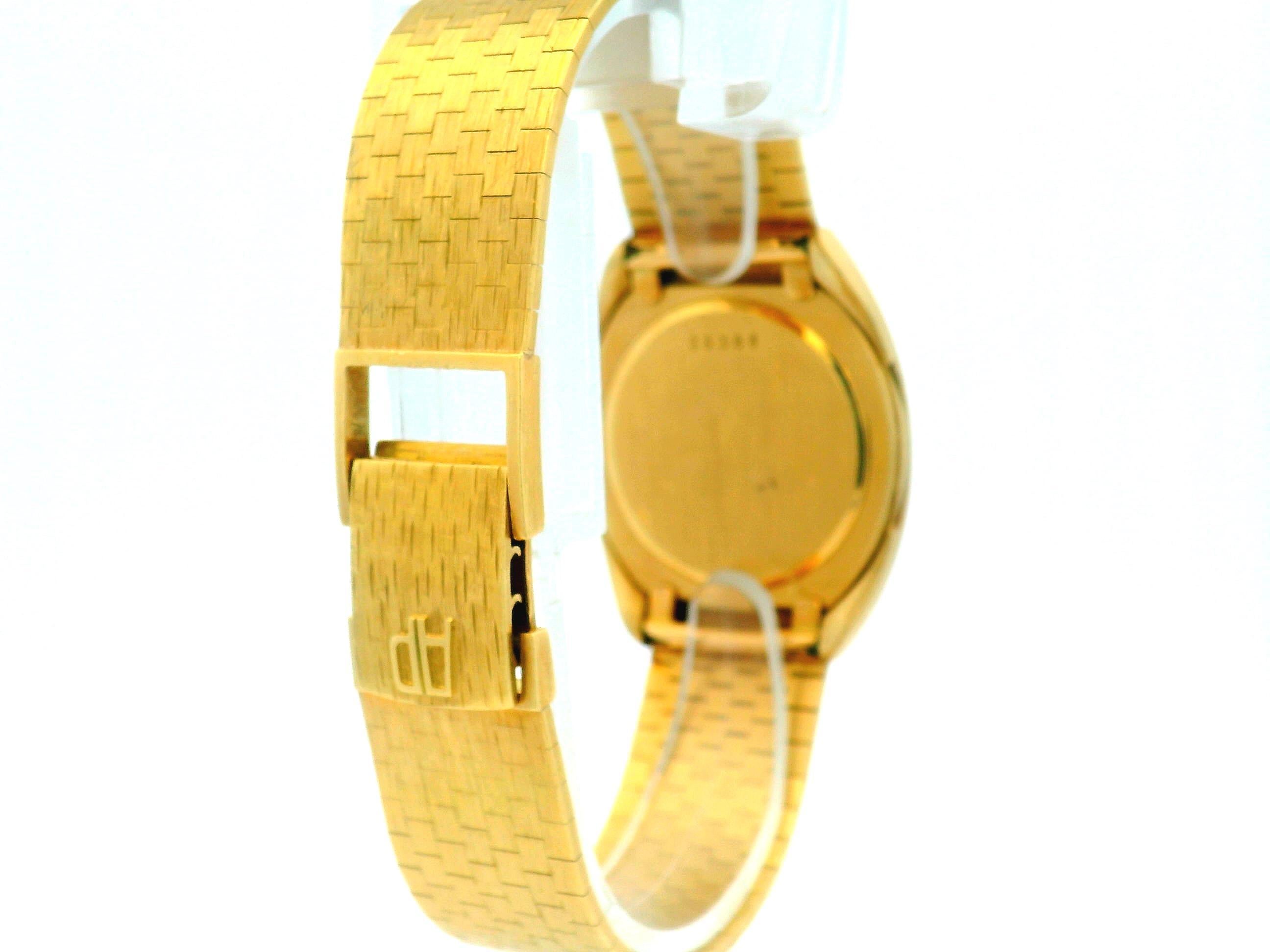 Women's or Men's AP Ellipse 18k Brick Bracelet Vertical Dash Markers W/Box