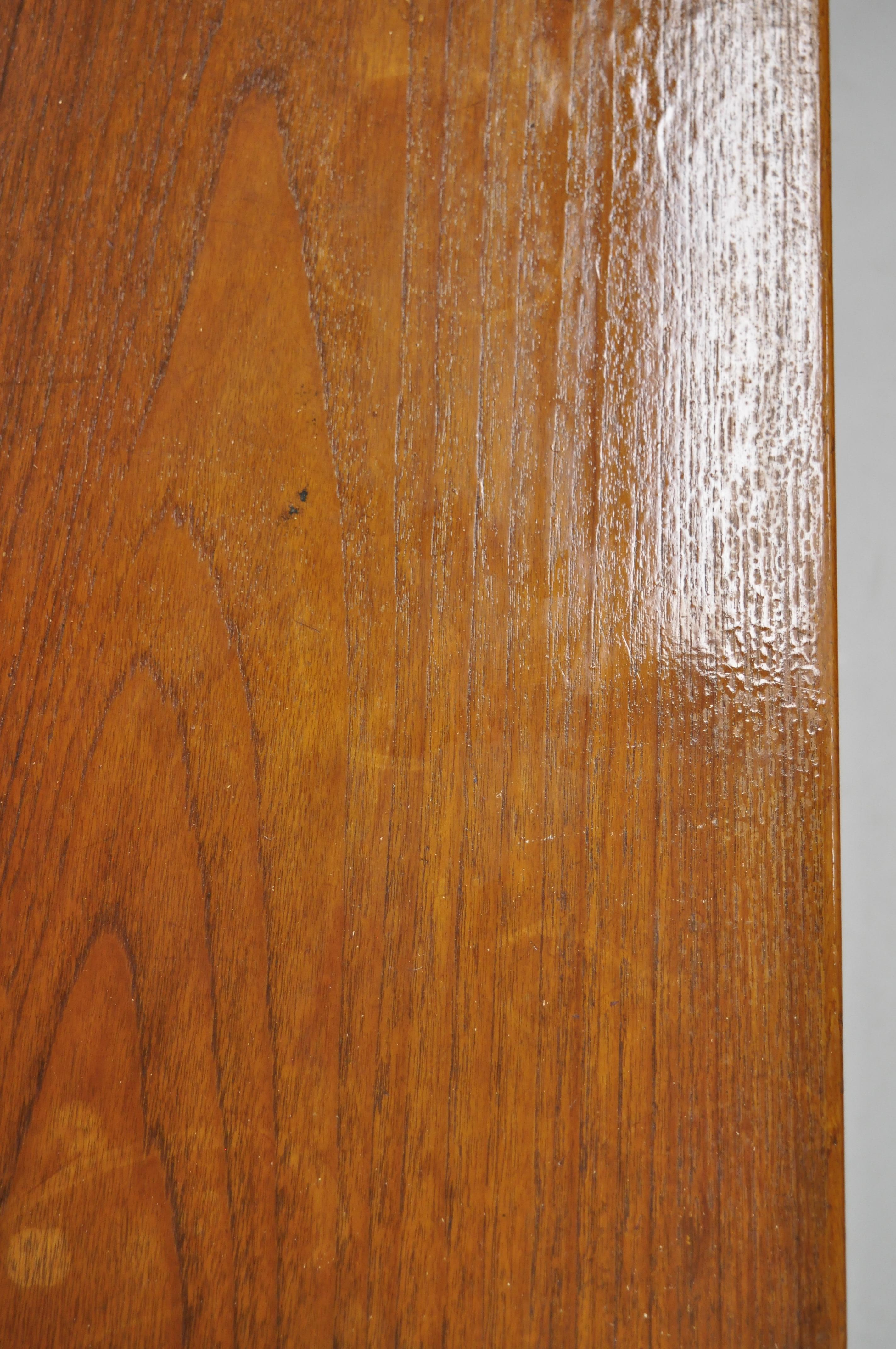 A.P. Svenstrup Midcentury Danish Modern Teak Floating Form Writing Desk 5