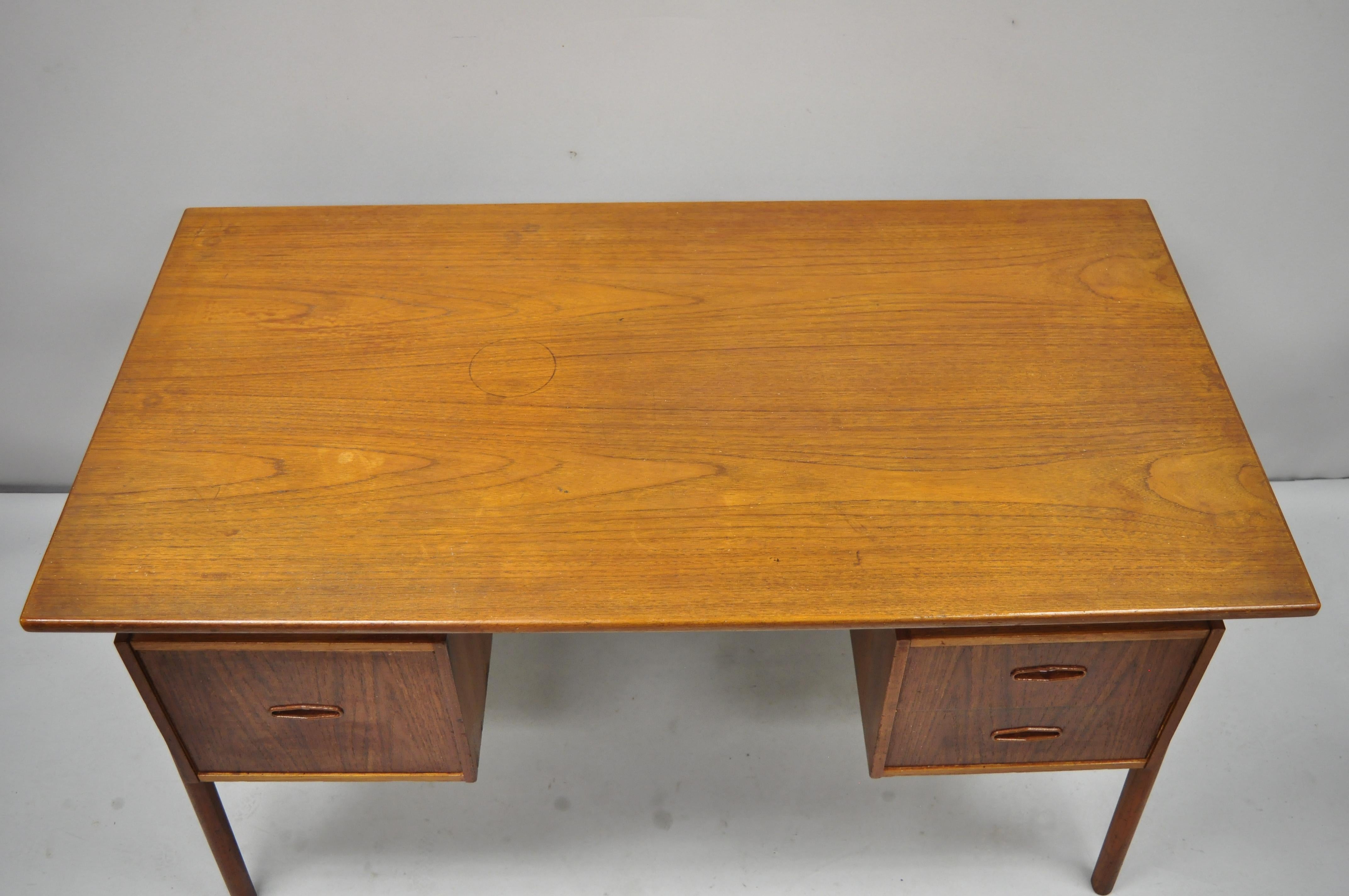 Mid-Century Modern A.P. Svenstrup Midcentury Danish Modern Teak Floating Form Writing Desk