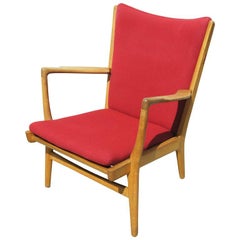 Oak Armchair, Model AP16, by Hans Wegner for A.P. Stolen