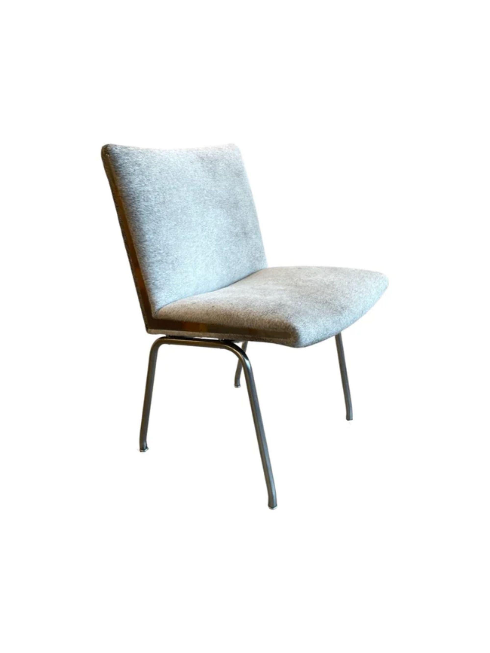 Hans Wegner model “AP38” chair for AP Stolen, Denmark, 1950s

Additional Information:
Materials: Pony hide, chrome-plated steel, steel
Dimensions: 30