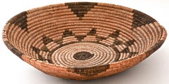 Apache Basketry Tray with 12 Point Star Design, 1900