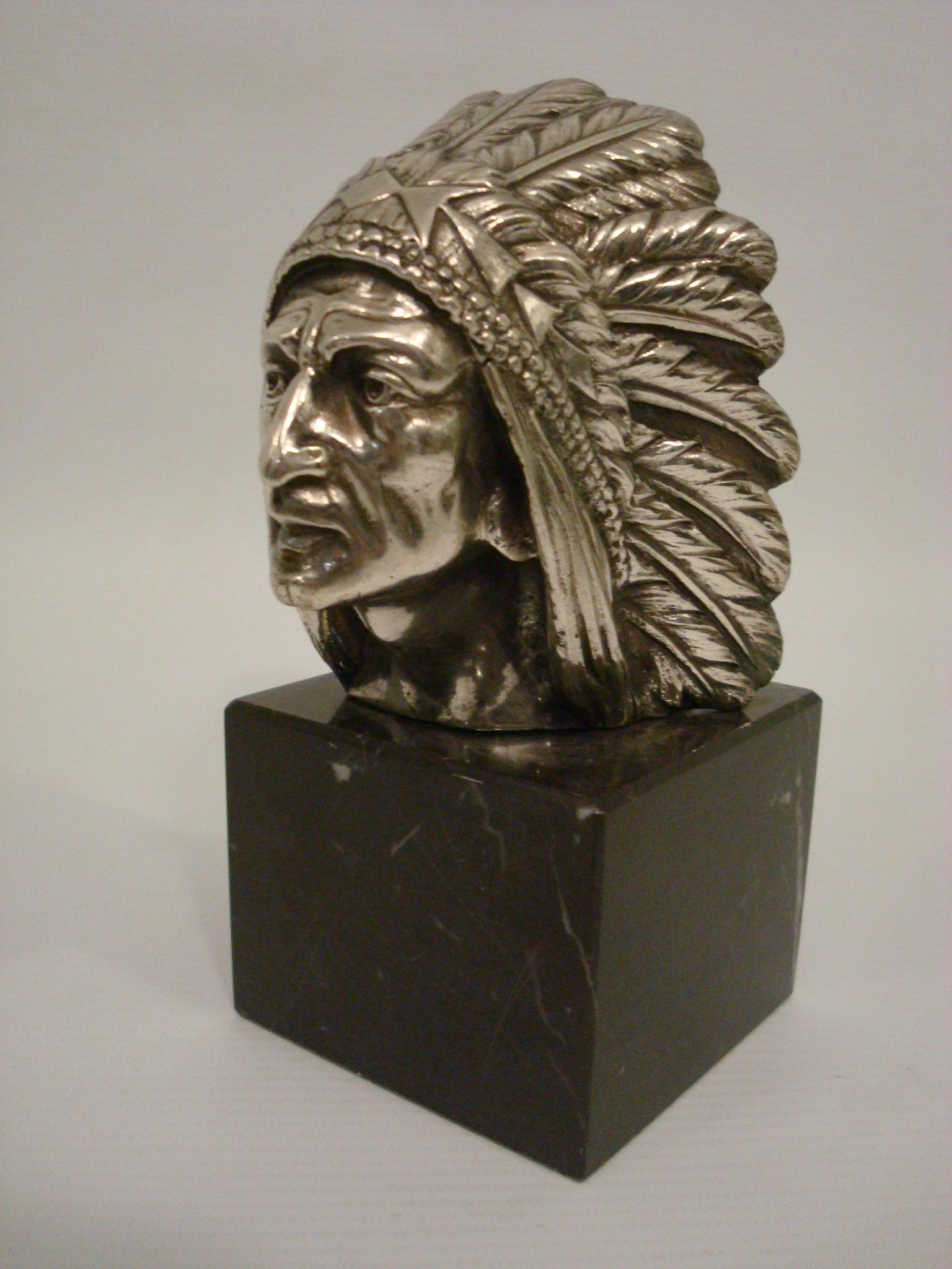 indian chief hood ornament