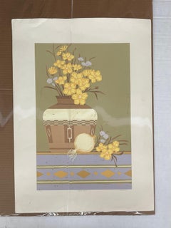 Apache Motif" Limited Edition Serigraph Print by C. Sanderson