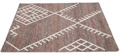 Apadana's Flatweave Kilim Brown Custom Wool Rug