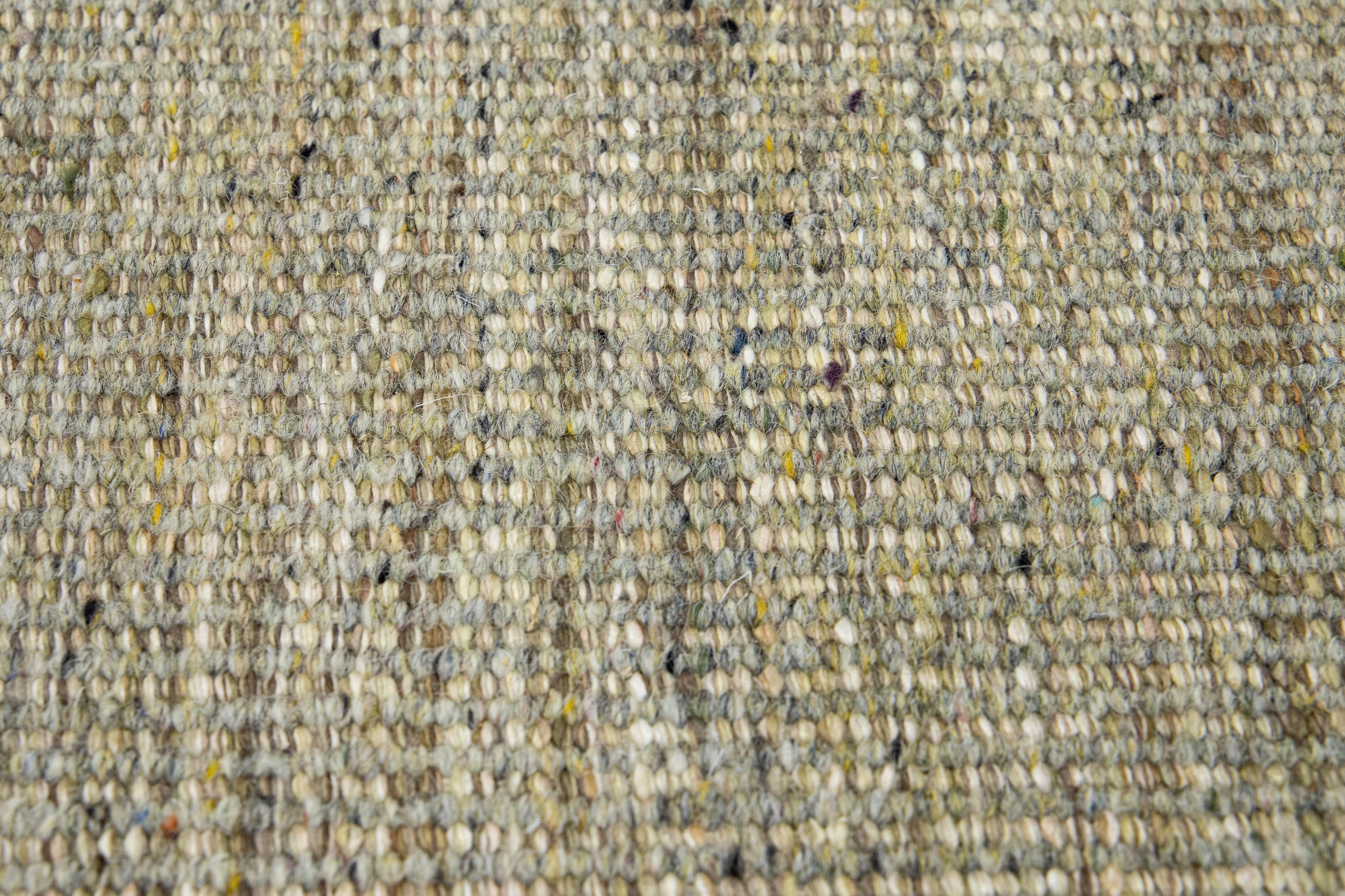  Apadana's Flatweave Kilim Brown Custom Wool Rug In New Condition For Sale In Norwalk, CT
