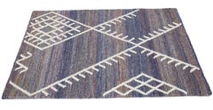 Apadana's Flatweave Kilim Custom Blue Wool Rug