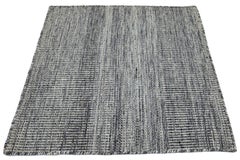 Apadana's Flatweave Kilim Custom Grey Wool Rug