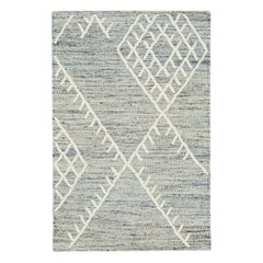 Apadana's Flatweave Kilim Custom Gray Wool Rug