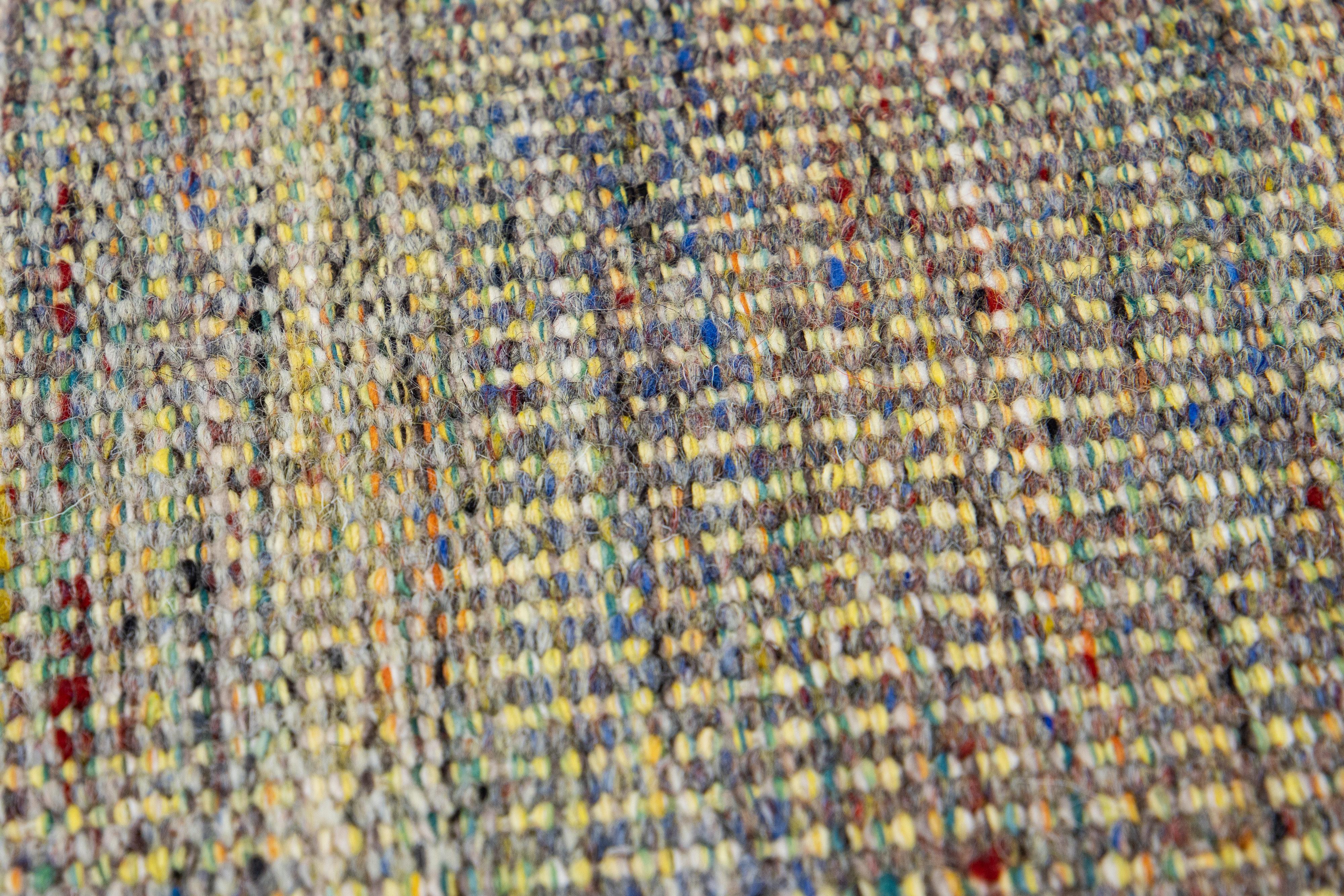 Apadana's Flatweave Kilim Multicolor Custom Wool Rug In New Condition For Sale In Norwalk, CT