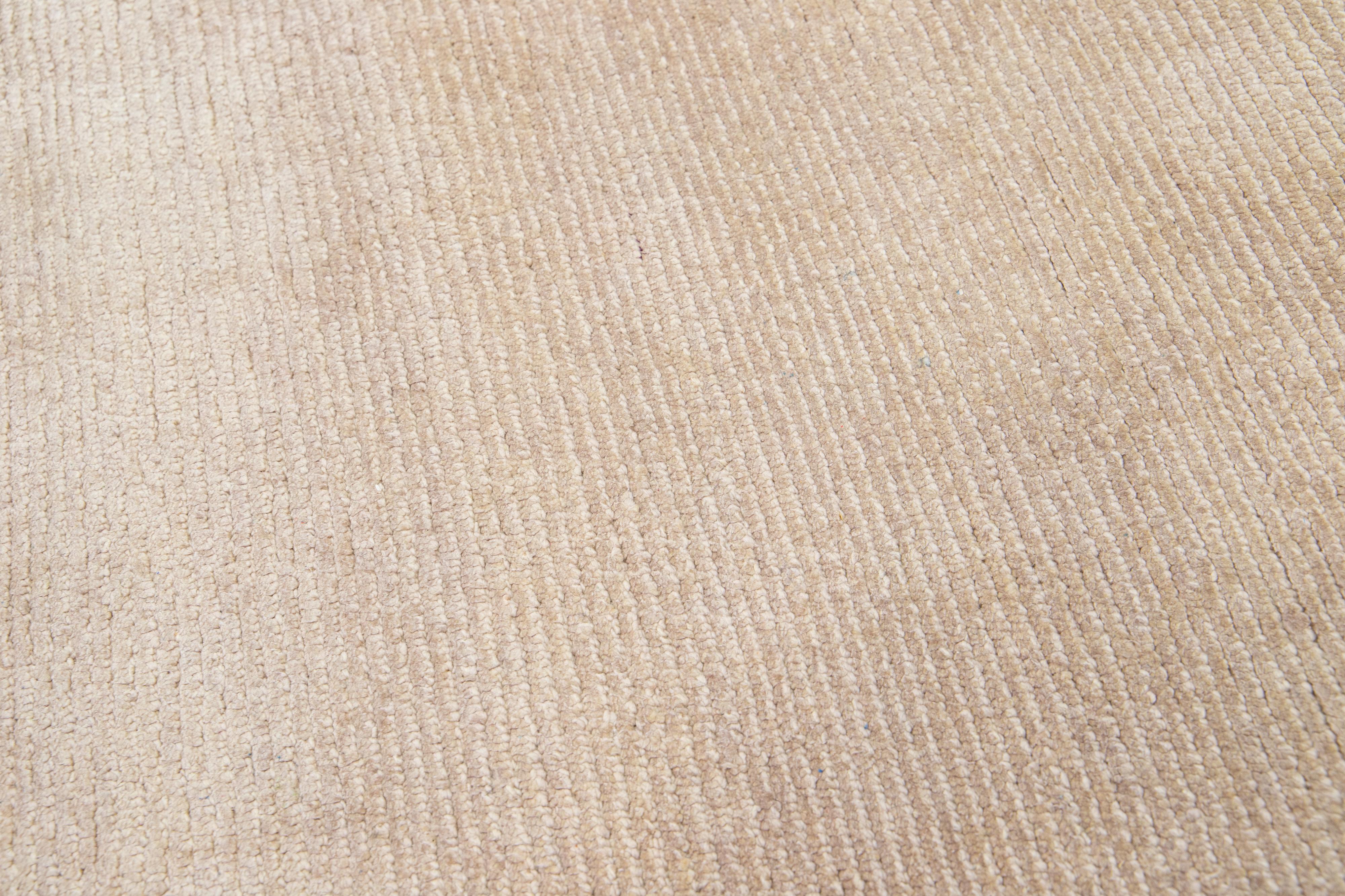 Moderno Tappeto in seta personalizzato Collection'S Modern Desert di Apadana in vendita