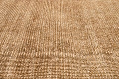 Apadana's Modern Indian Loop/Cut Wool Rug Handmade In Tan