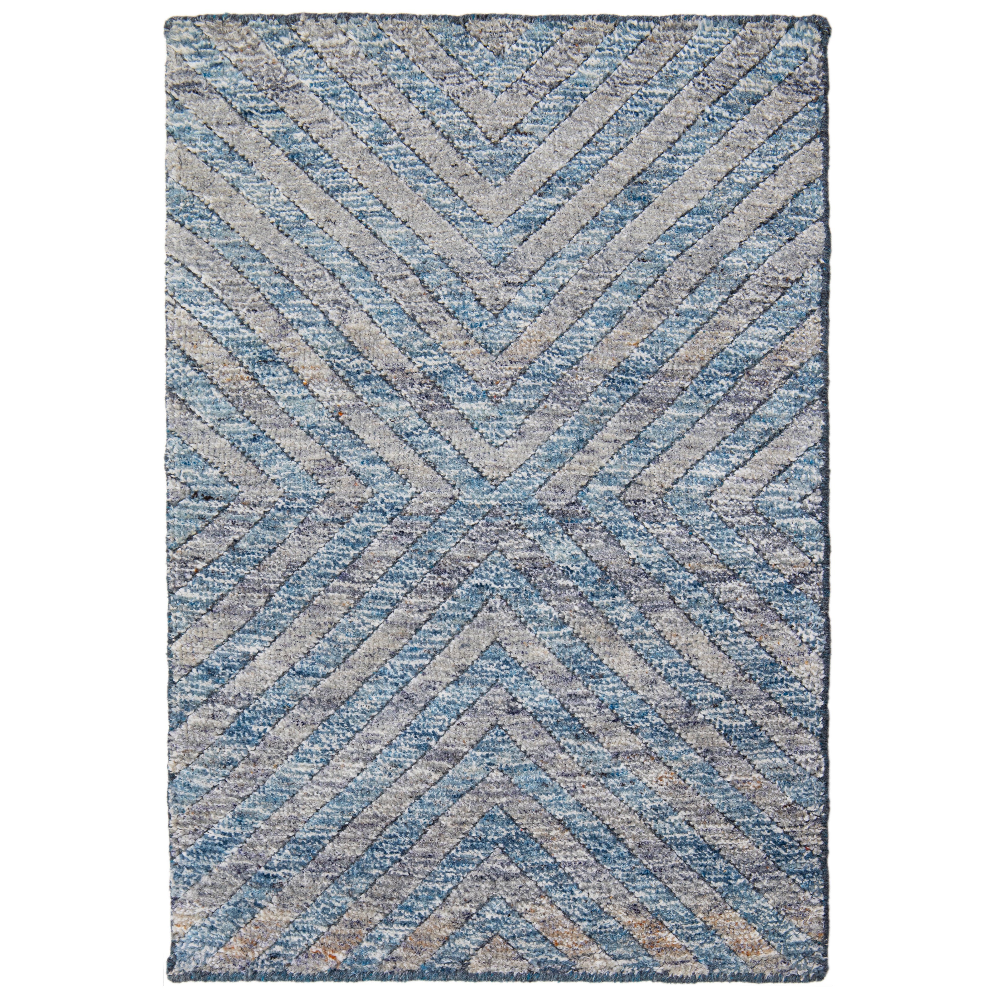 Apadana's Modern Moroccan Handmade Custom Wool Rug