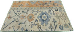Apadana's Modern Tabriz Style Handmade Beige/Brown Custom Wool Rug