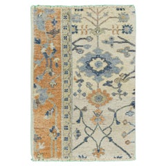 Apadana's Modern Tabriz Style Handgefertigter Beige/Braun maßgefertigter Wollteppich