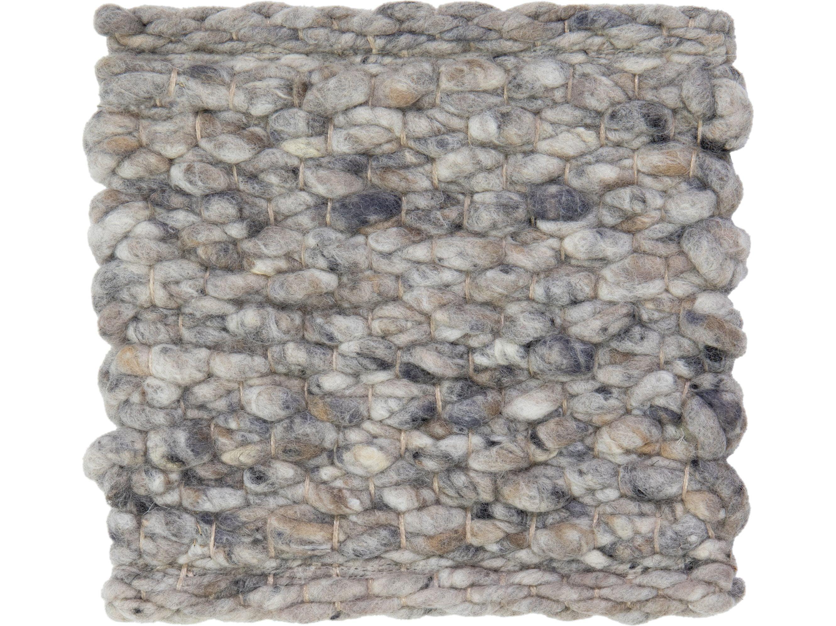 Apadana's Modern Texture Designed Custom Wool Rug (Moderne) im Angebot