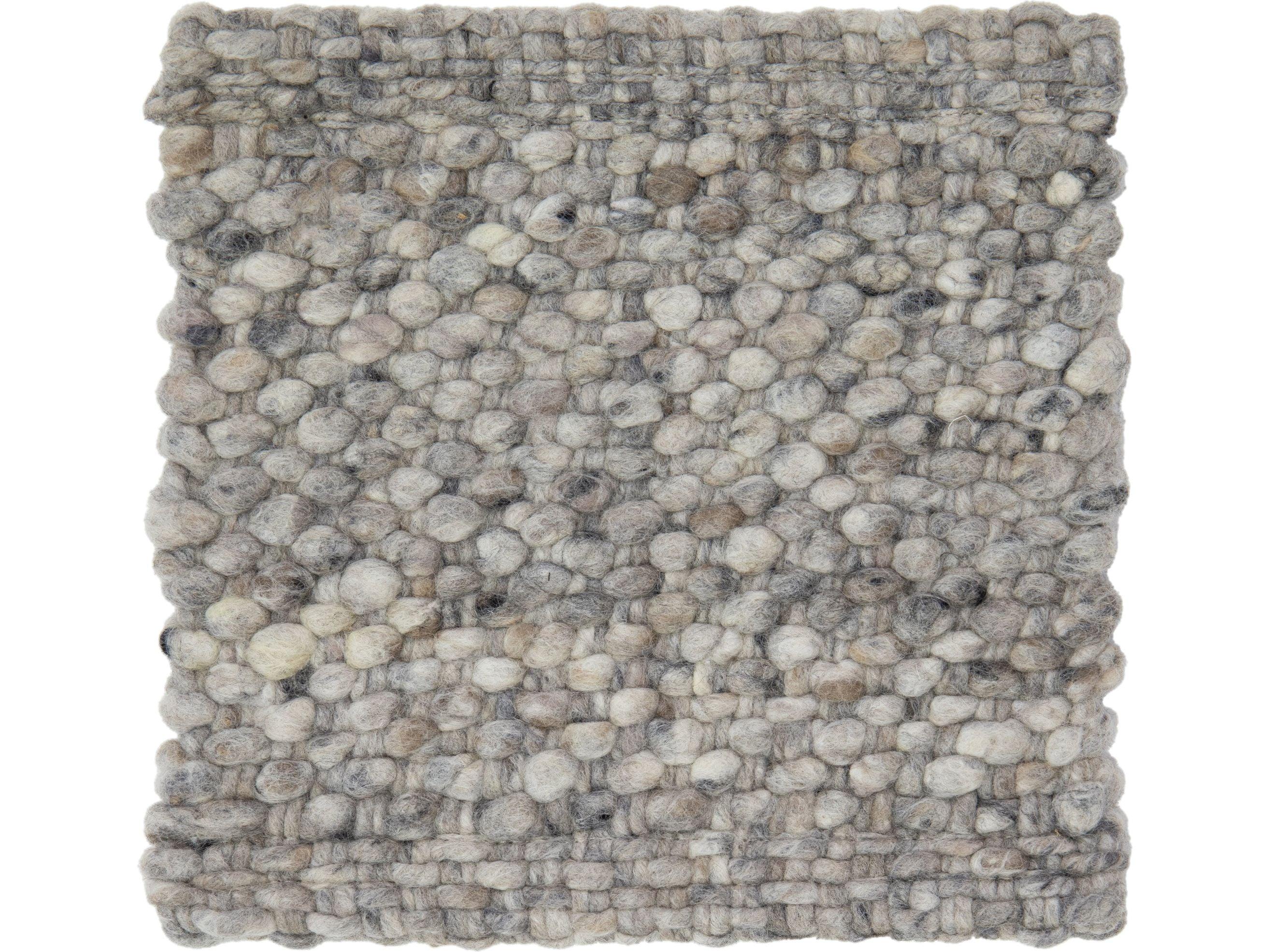 Apadana's Modern Texture Designed Custom Wool Rug (Moderne) im Angebot