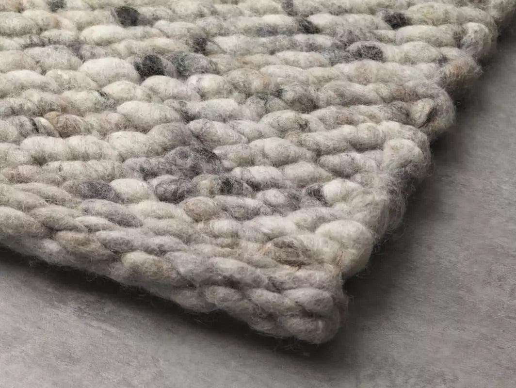 Hand-Knotted Apadana's Modern Texture Designed Custom Wool Rug For Sale