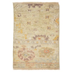 Apadana's Modern Turkish Oushak Wool Custom Rug