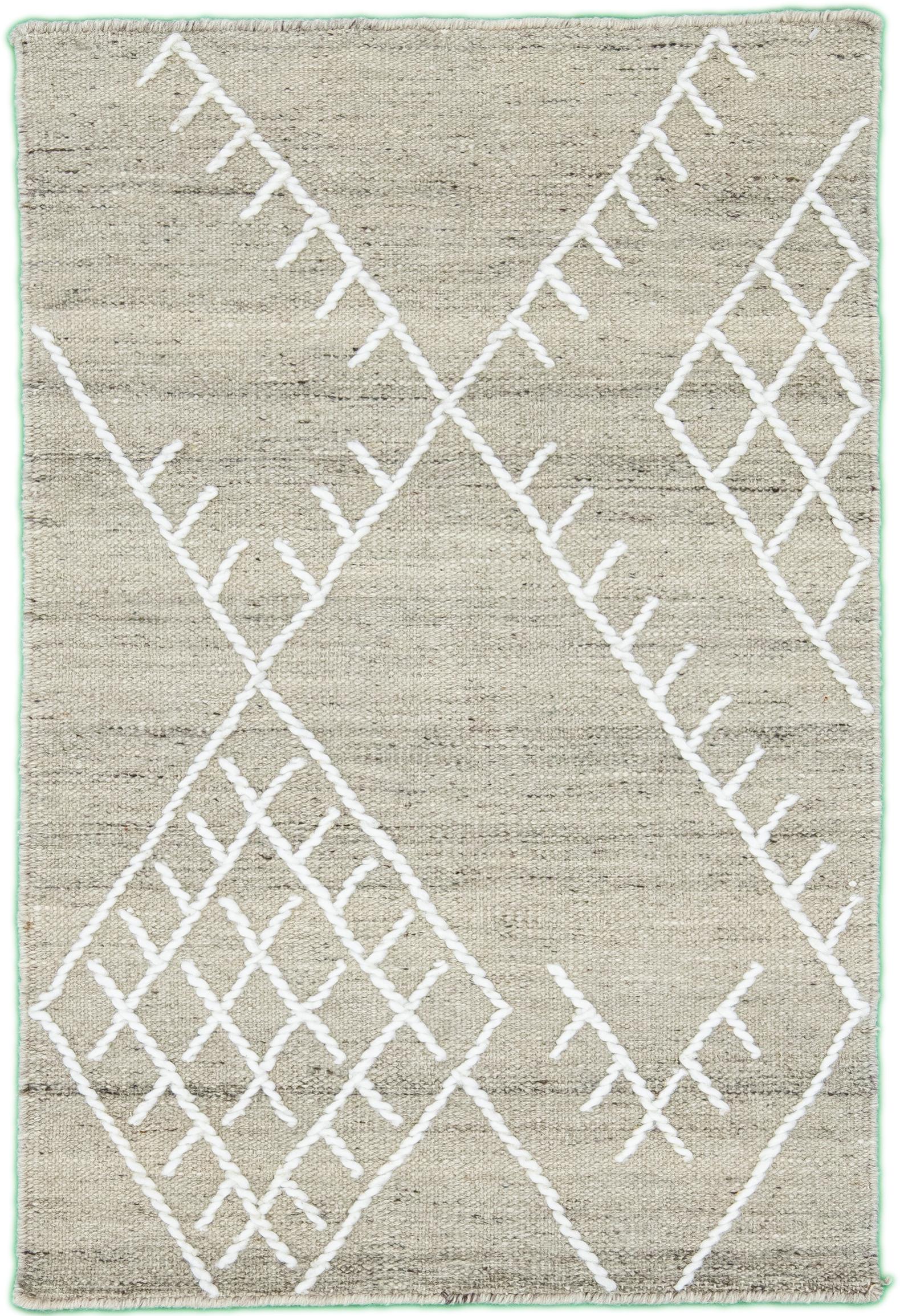 Apadana's Nantucket Collection wool custom rug. Custom sizes and colors made-to-order. 

Material: Wool 
Techniques: Flatweave
Style: Geometric-Coastal
Lead time: Approx. 9-10 wks available 
Colors: As shown, other custom colors are available.