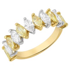 Fancy Yellow Navette Band