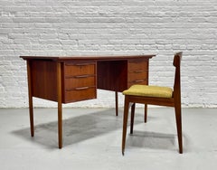 Apartment sized Mid Century MODERN Danish Teak DESK, c. 1960's