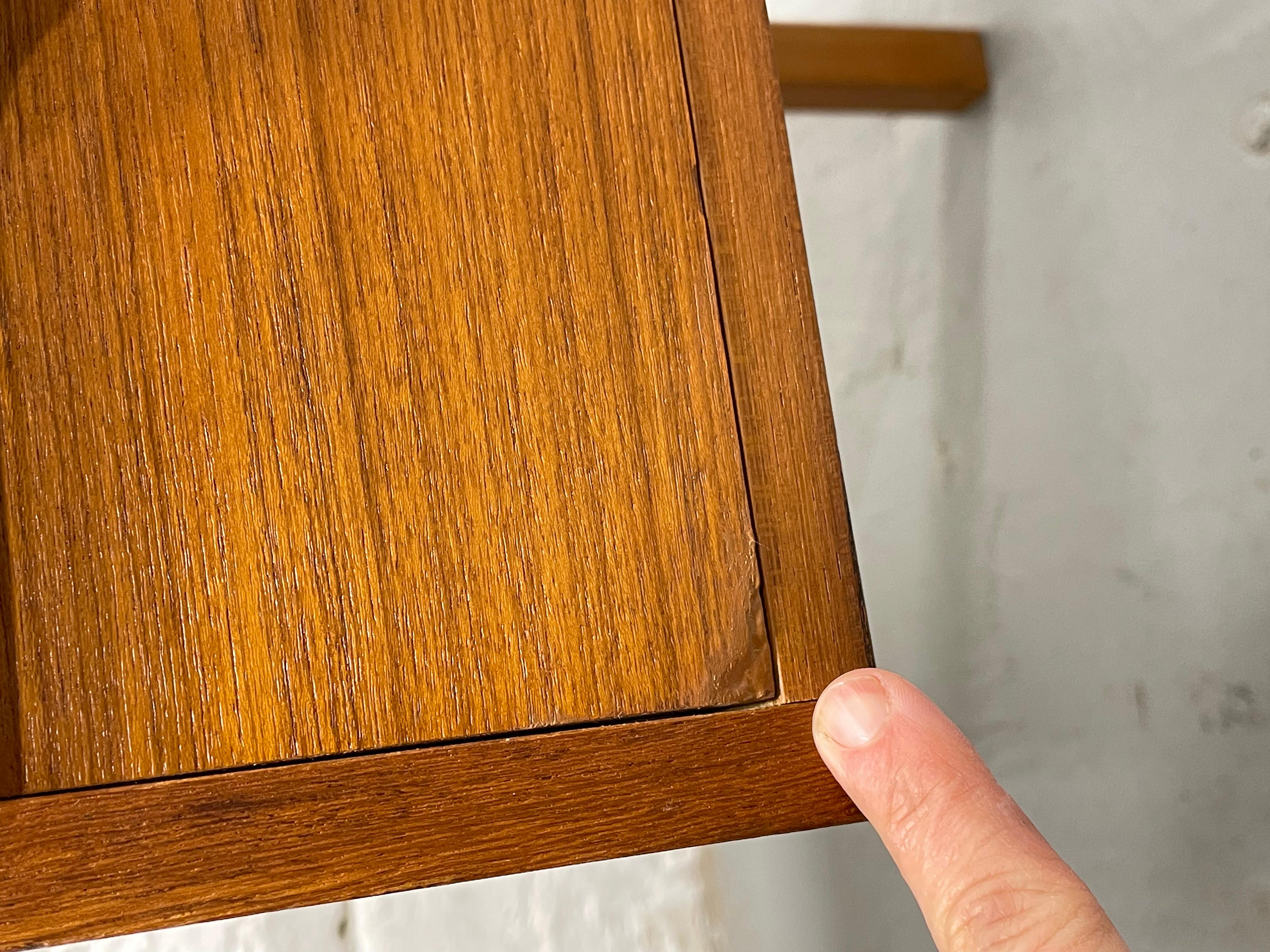 Apartment Sized Mid Century MODERN Teak DANISH DESK + Chair, c. 1960's 9